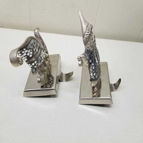 Santa Sleigh Christmas Stocking Holders Mantle - Picture 4 of 6